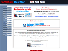 Tablet Screenshot of fahrschule-beutler.com